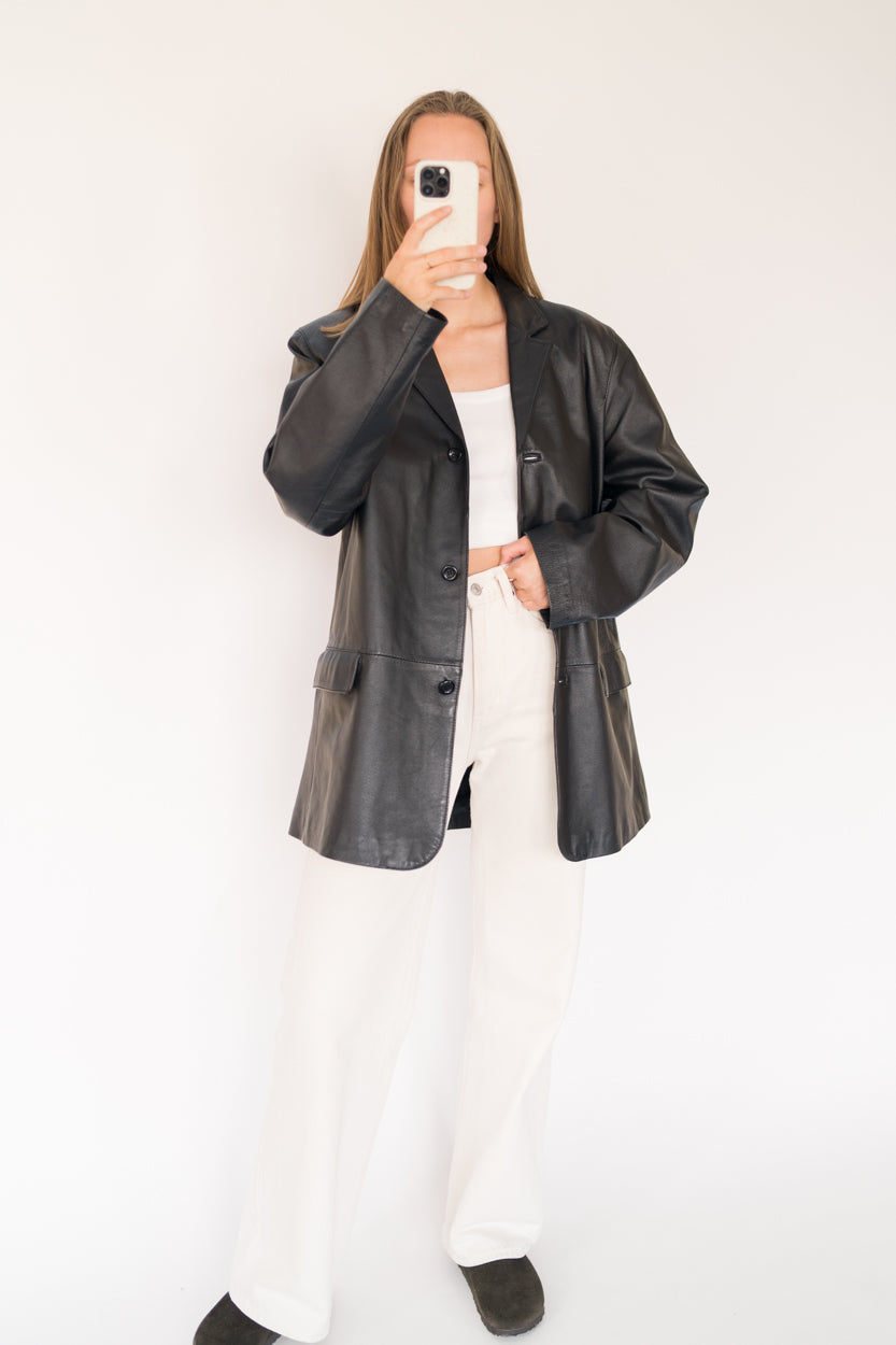 Leather jacket
