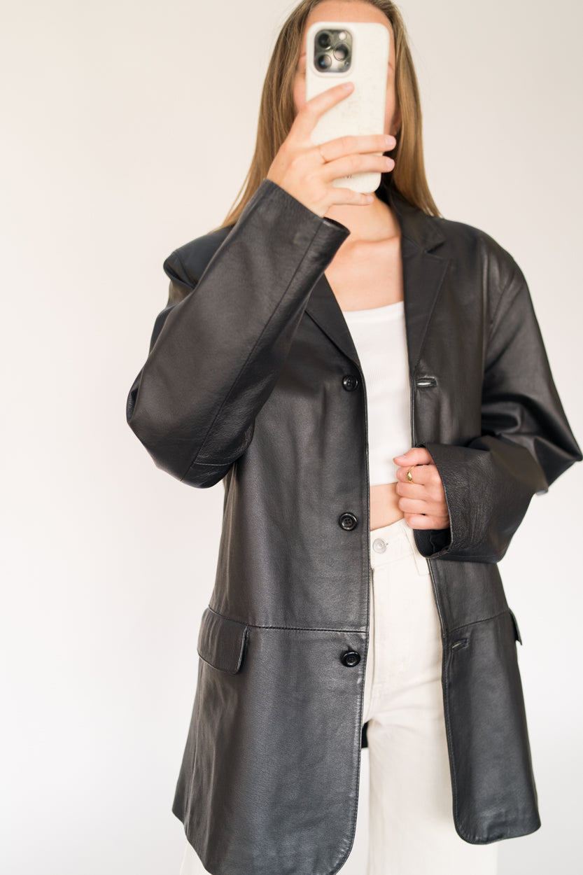 Leather jacket