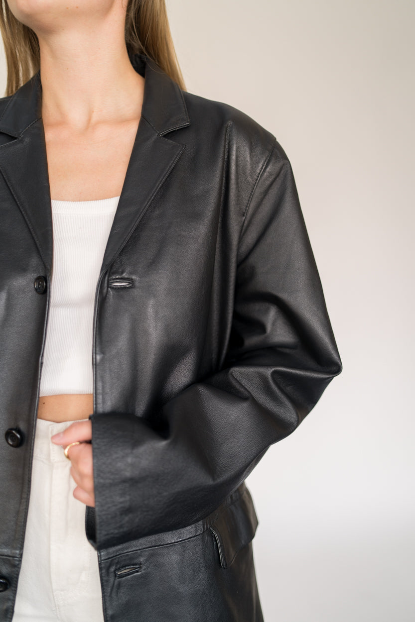 Leather jacket