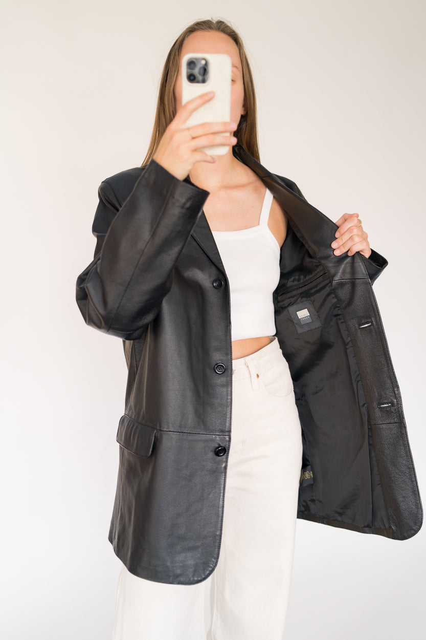 Leather jacket