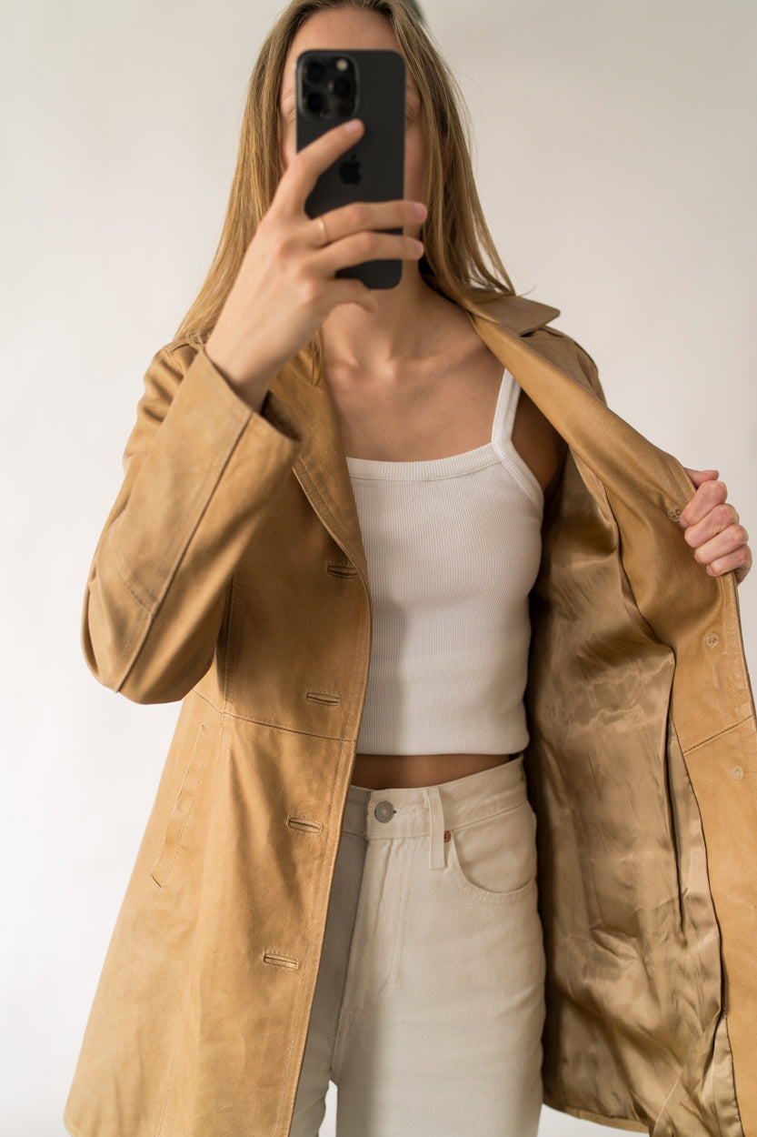 Leather jacket