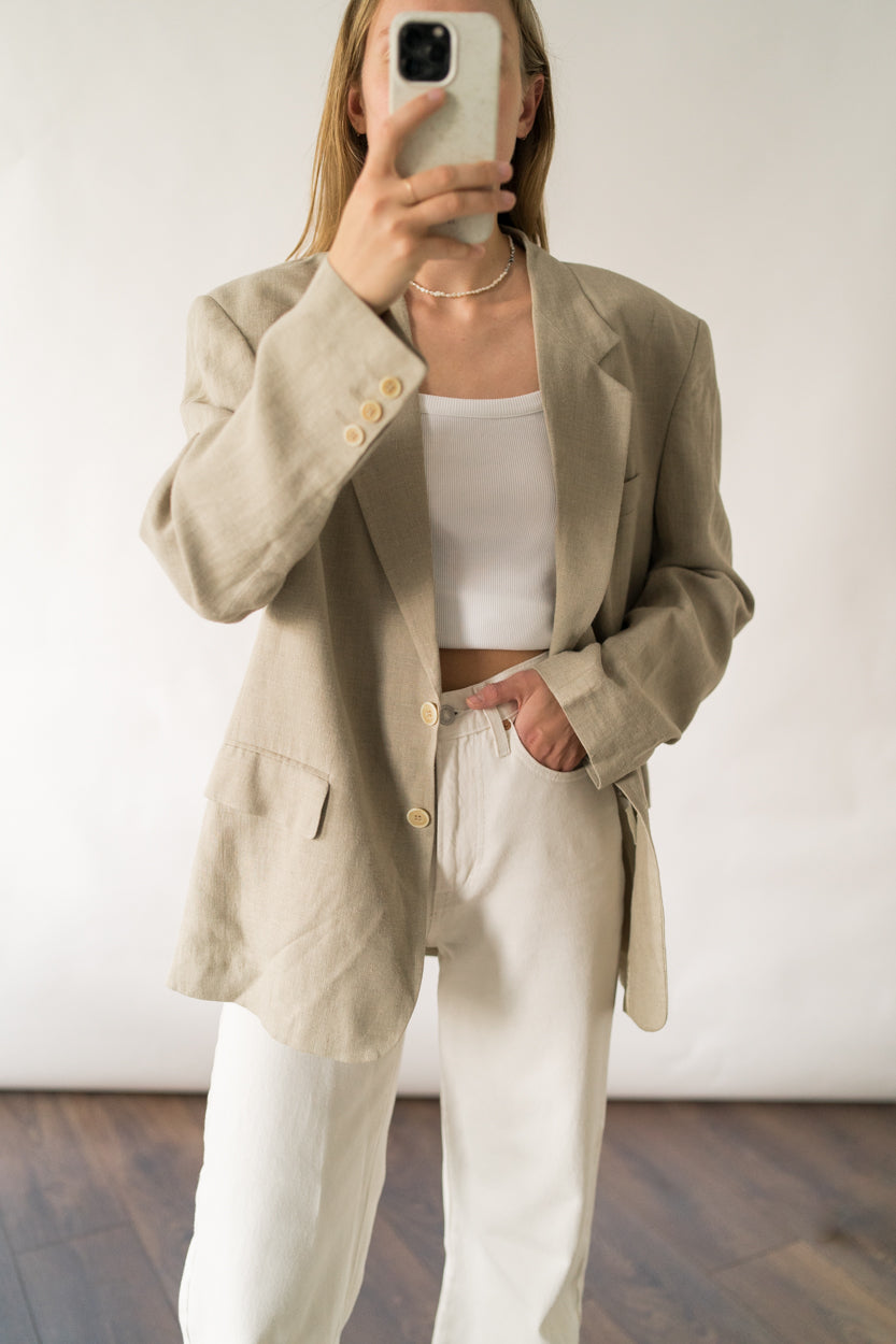 Linen blazer