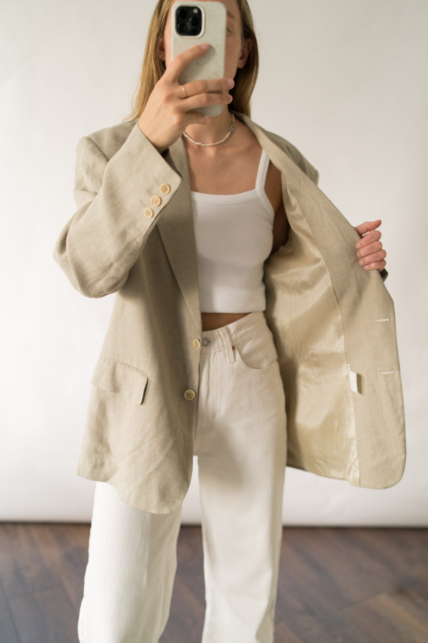 Linen blazer