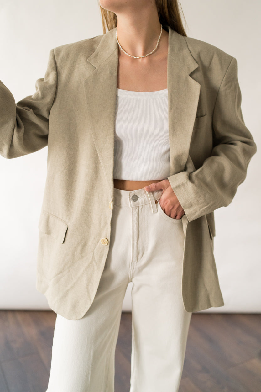 Linen blazer