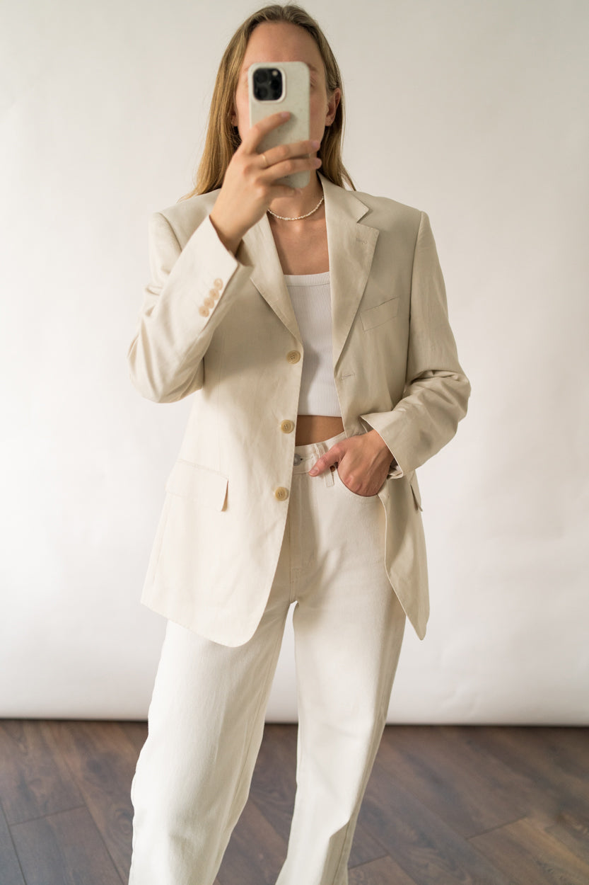Linen blazer