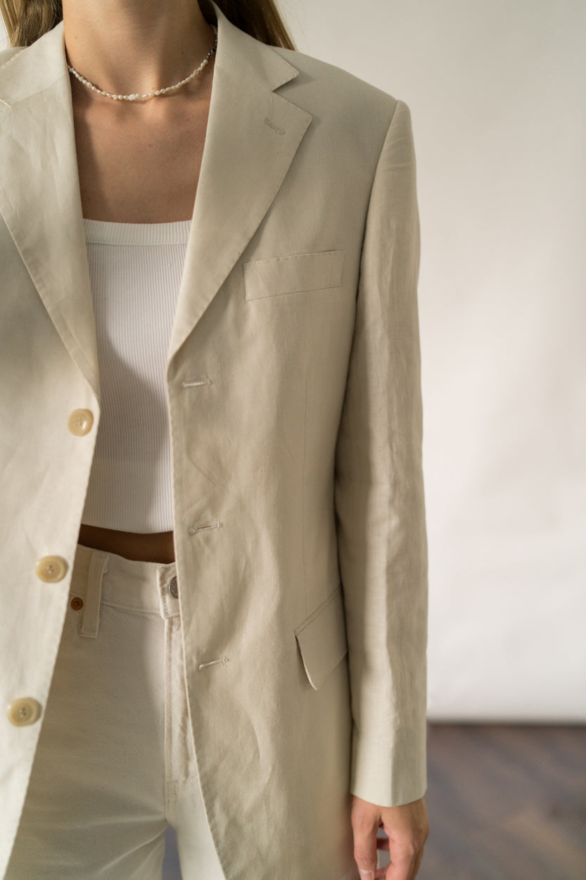Linen blazer