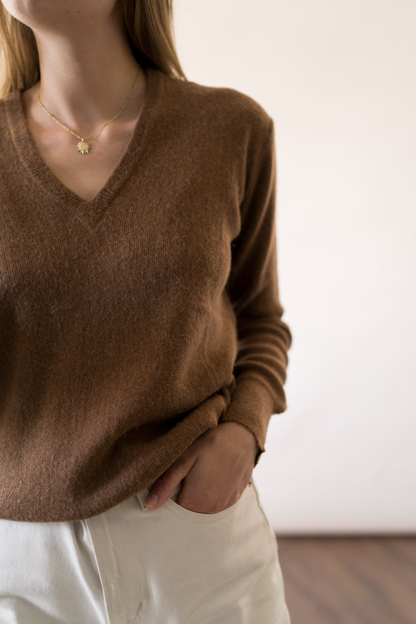 Woolen v neck