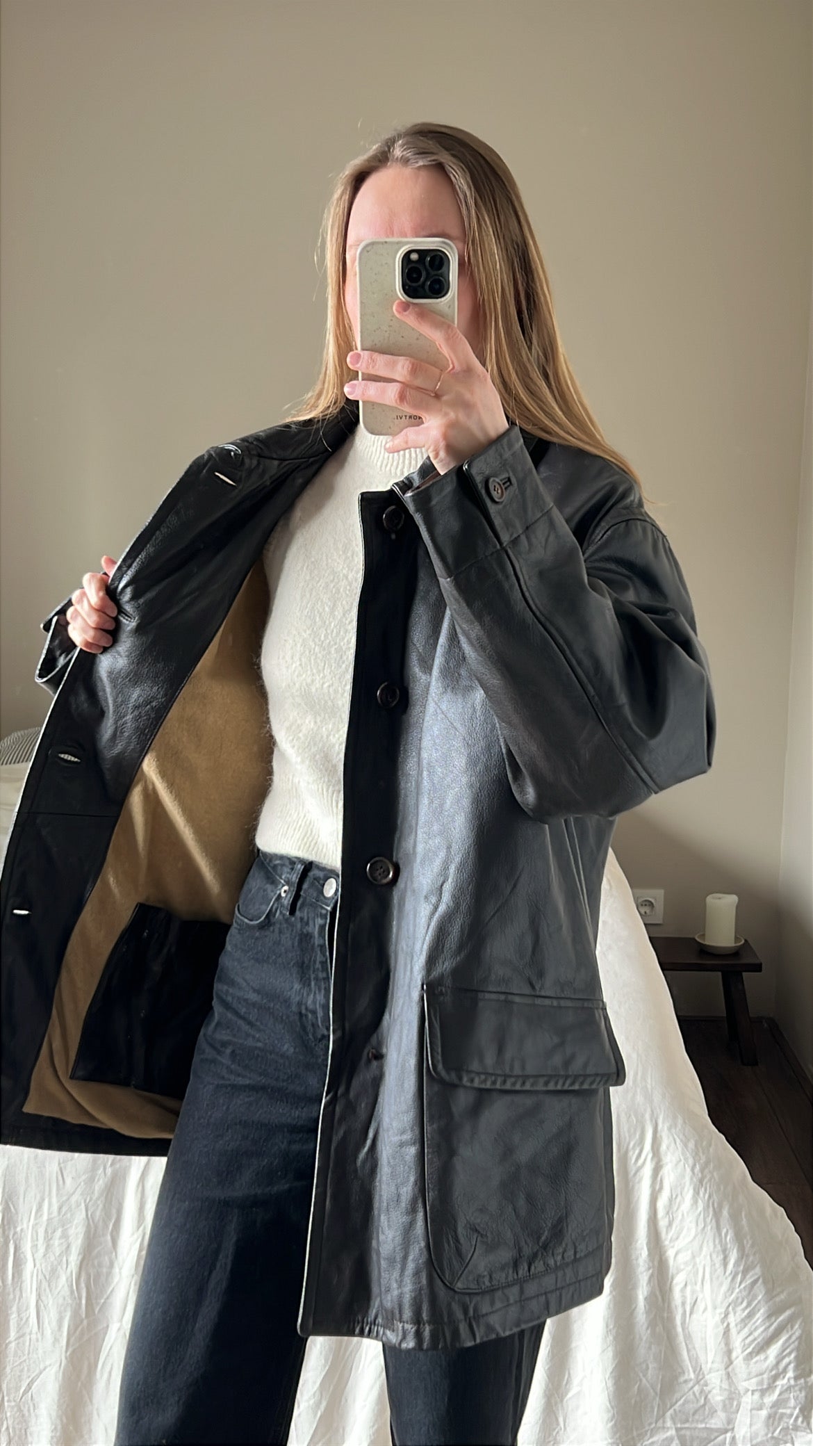 Leather jacket