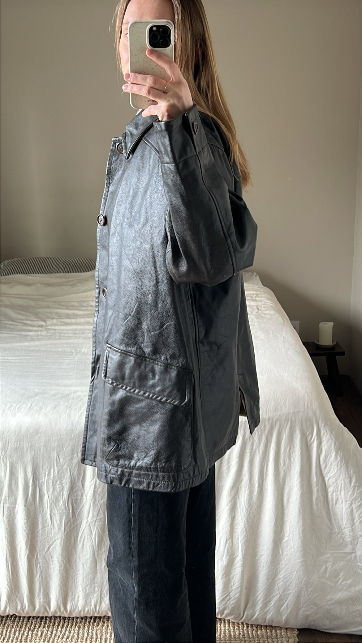 Leather jacket