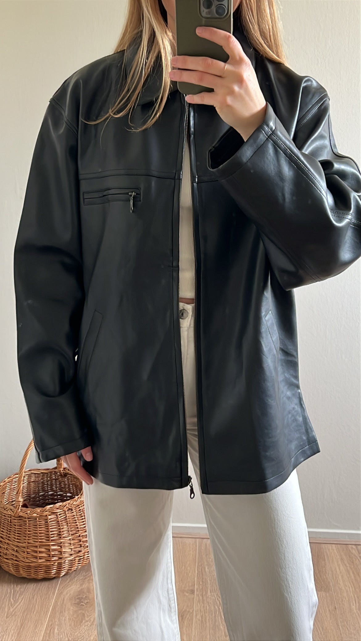 Vintage leather jacket