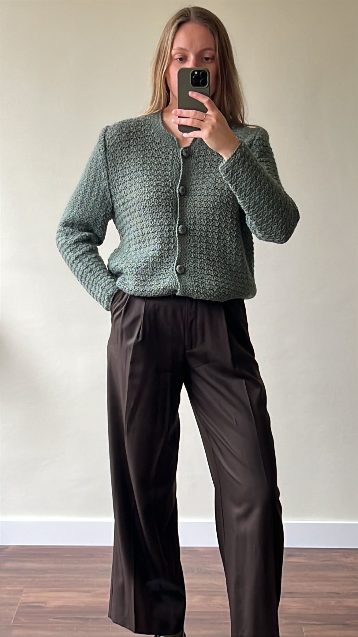 Vintage woolen blend knit