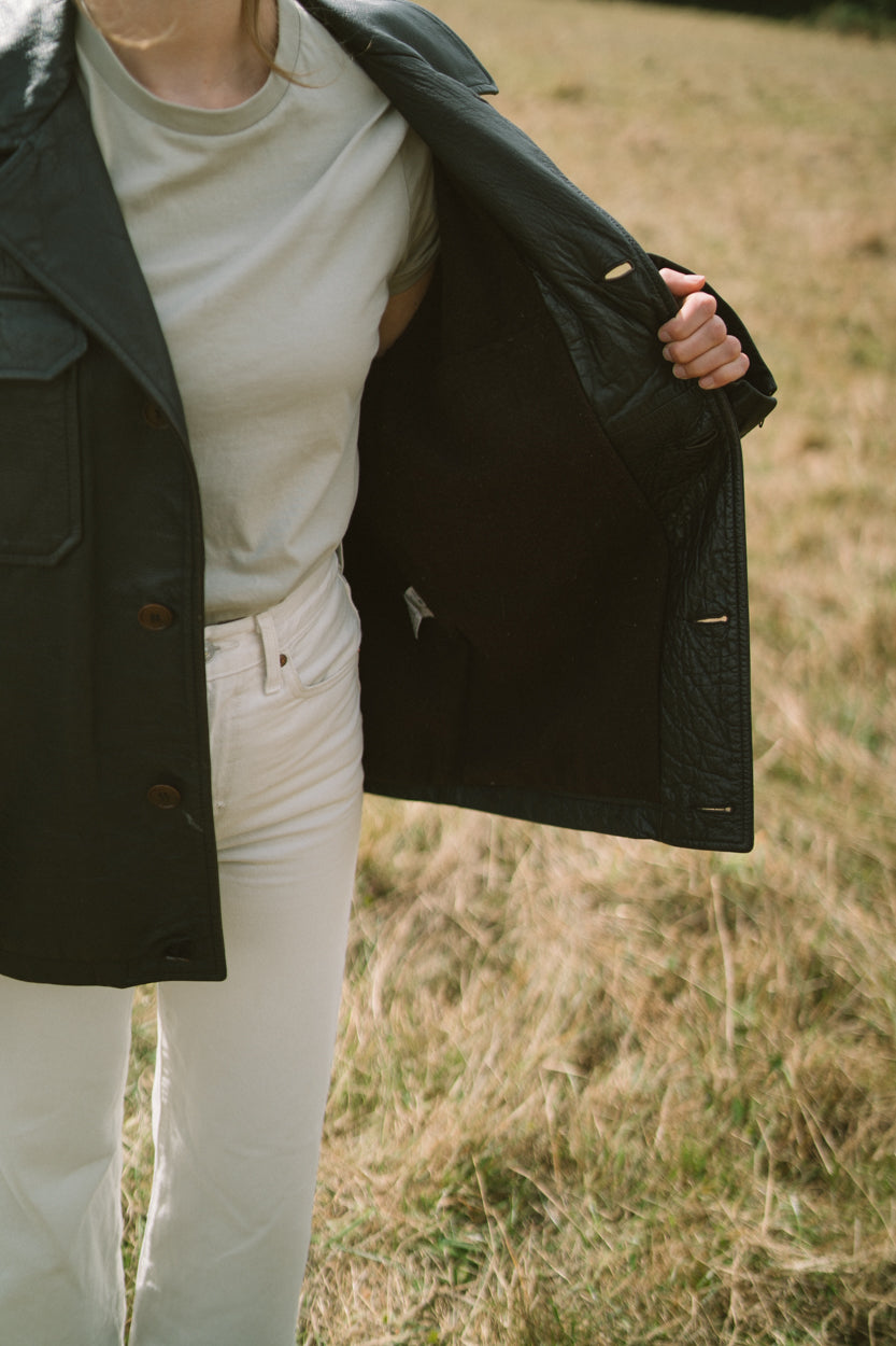 Vintage leather jacket