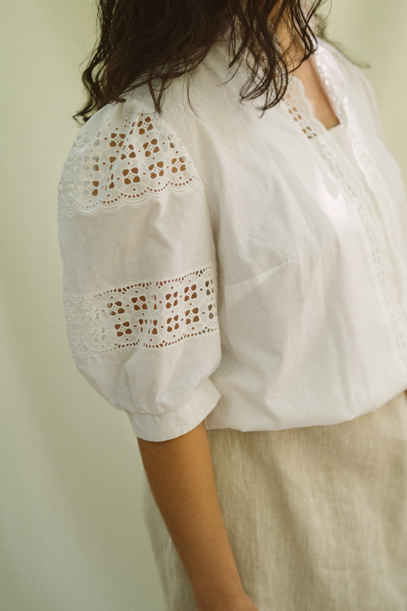The Isabelle Blouse - Vintage Italian