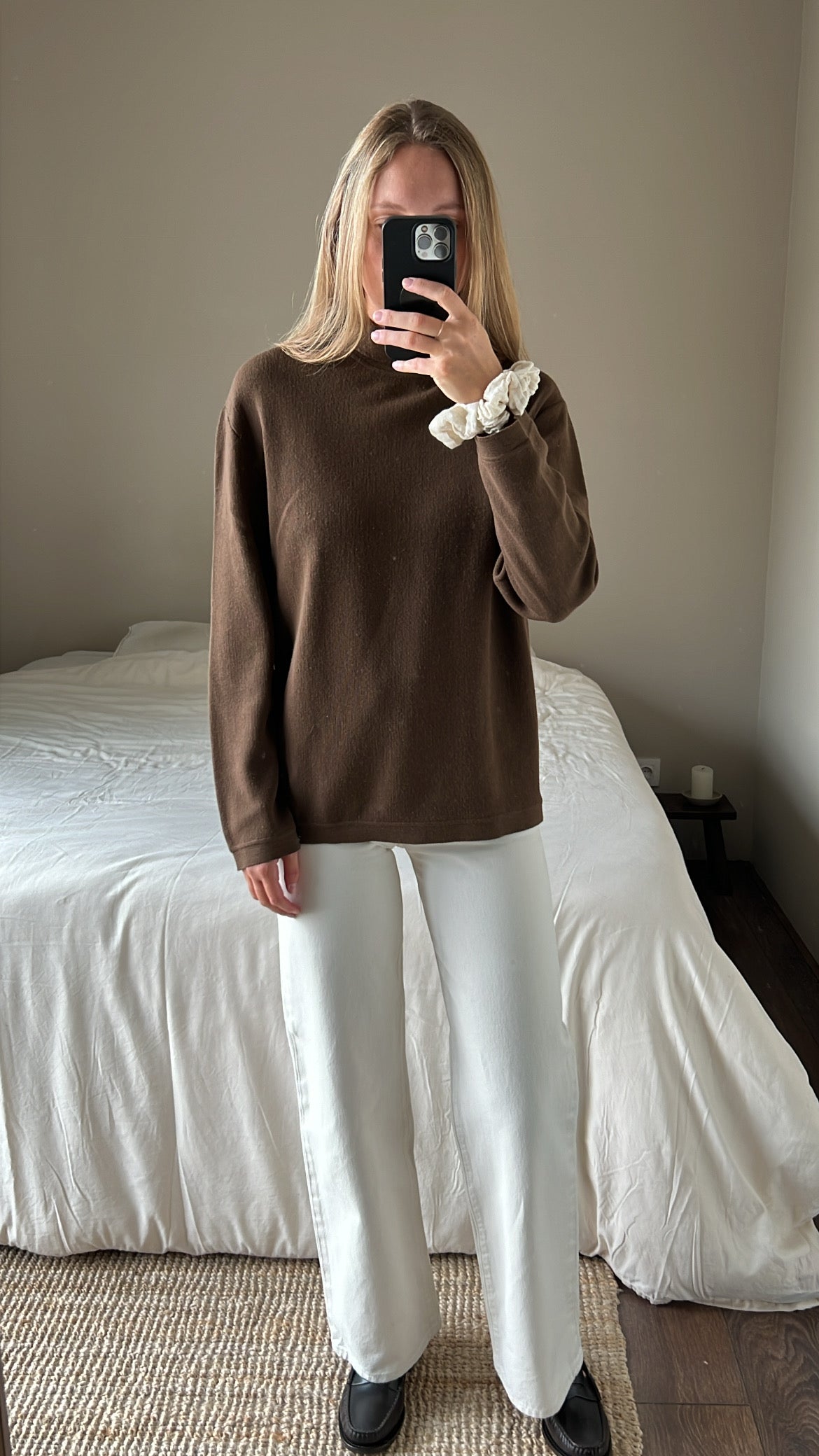 Vintage cotton blend knit