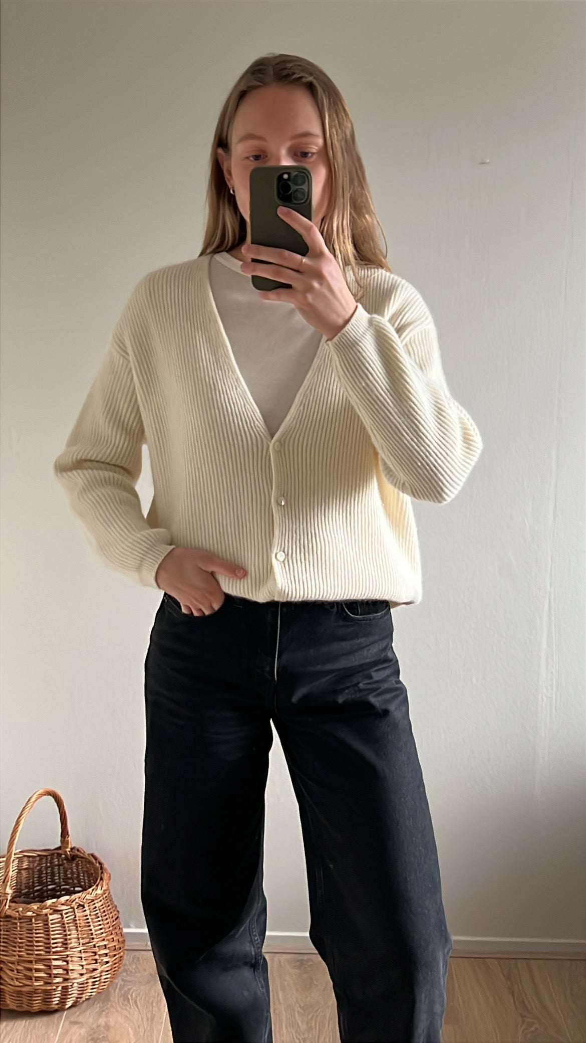 vintage woolen cardigan