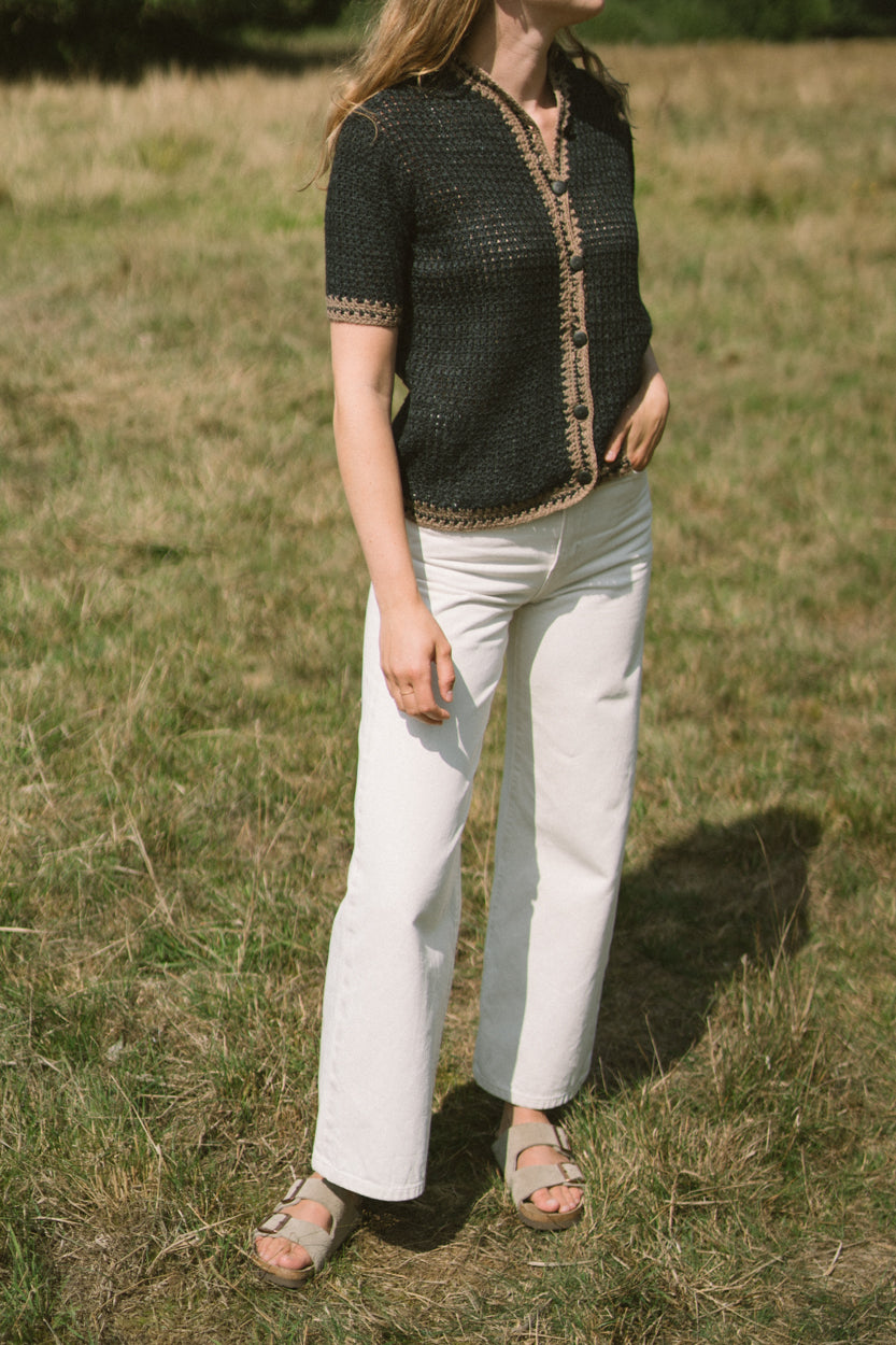 Vintage crocket top
