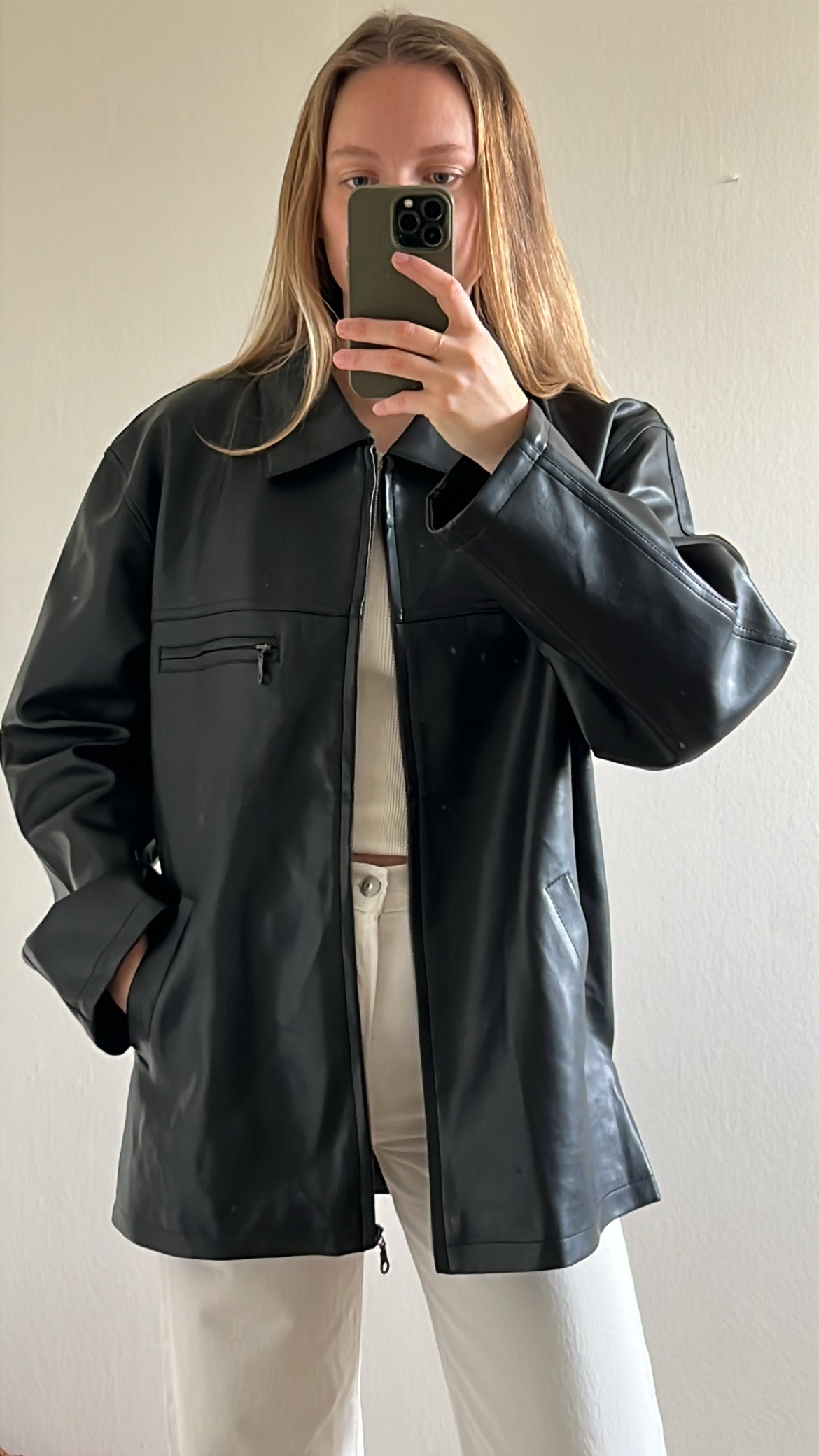 Vintage leather jacket