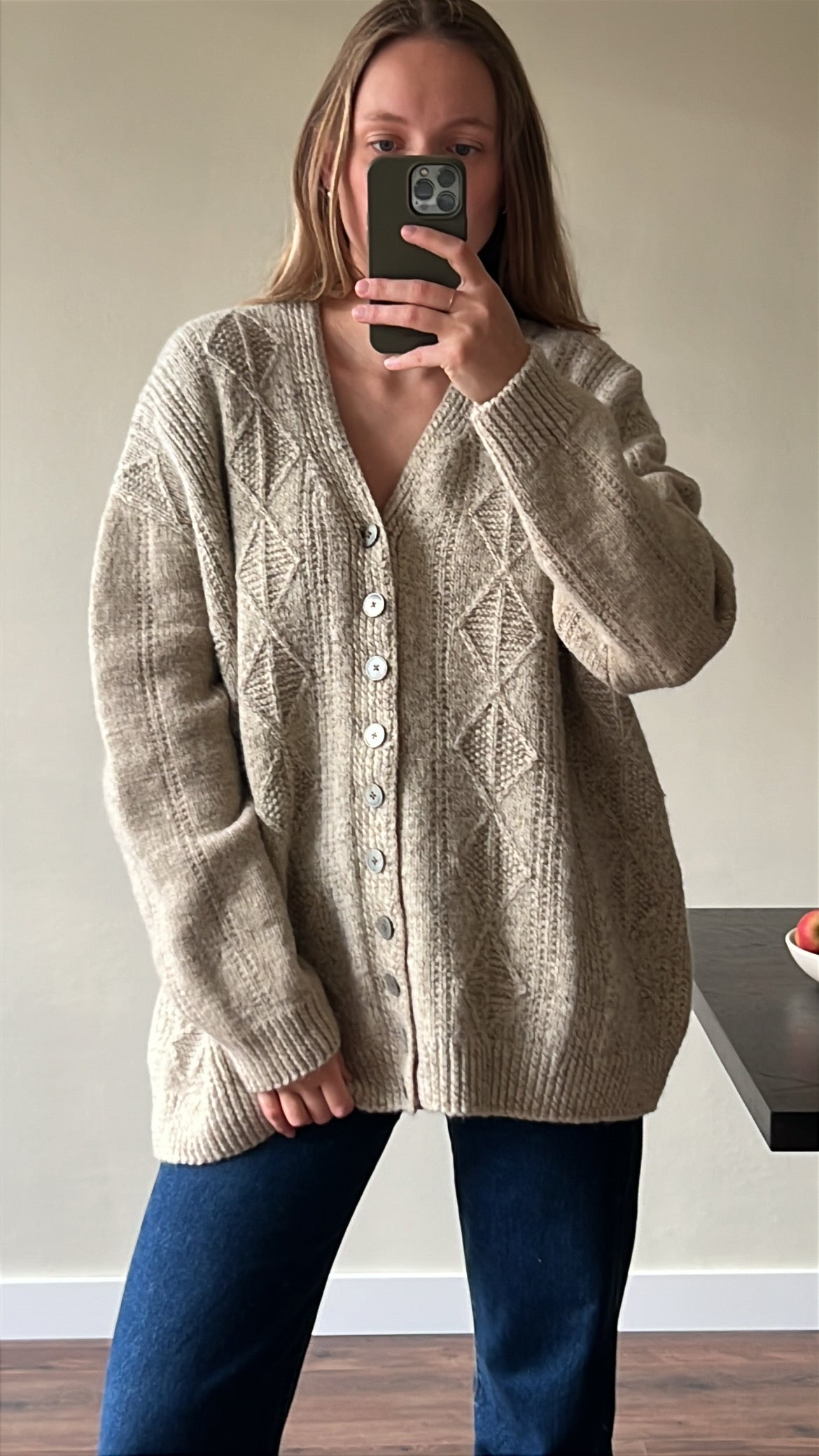 Vintage woolen cardigan