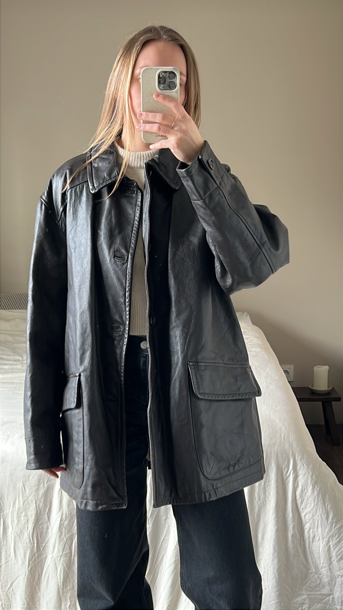 Leather jacket