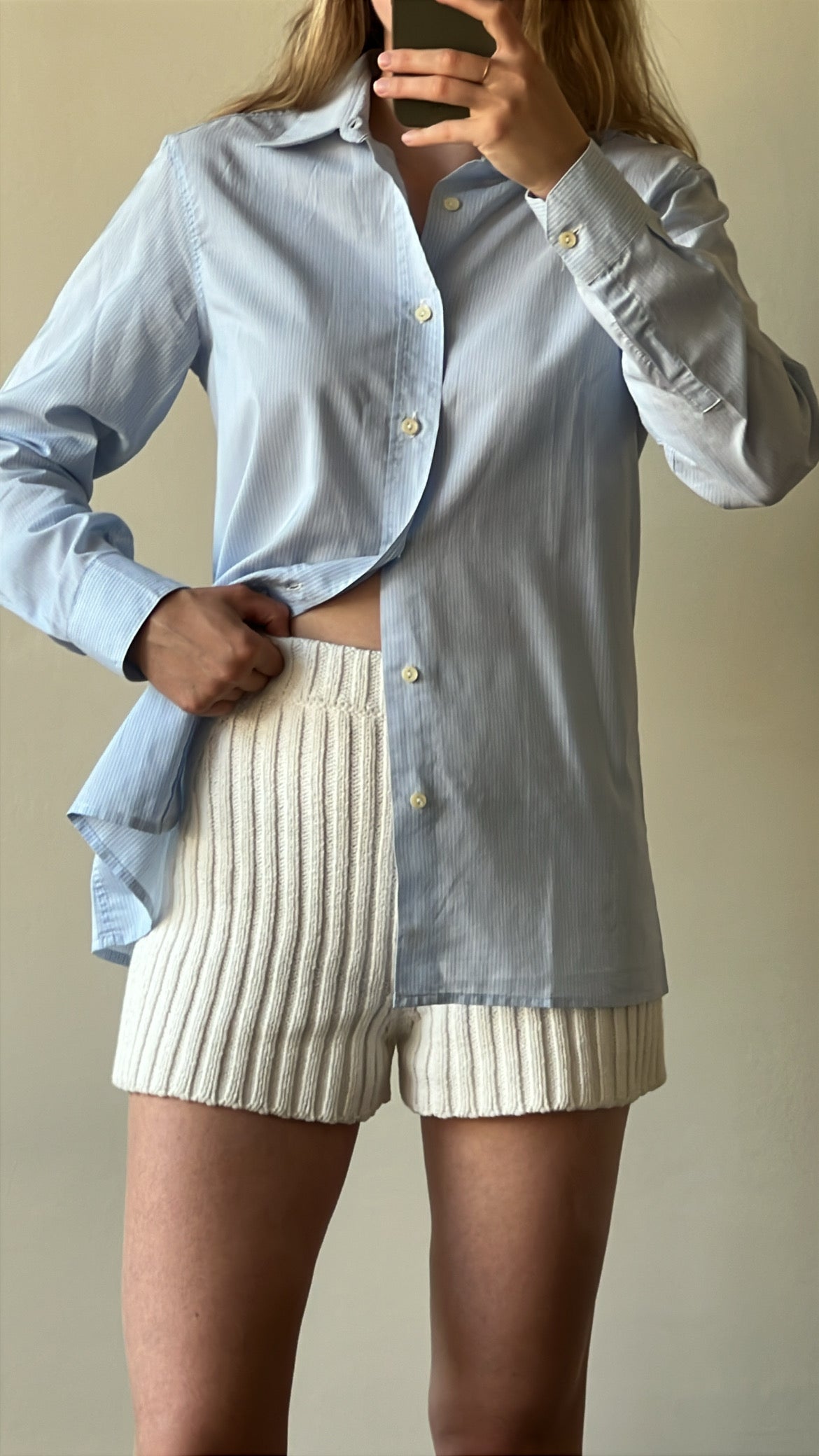 Shirt with stripes