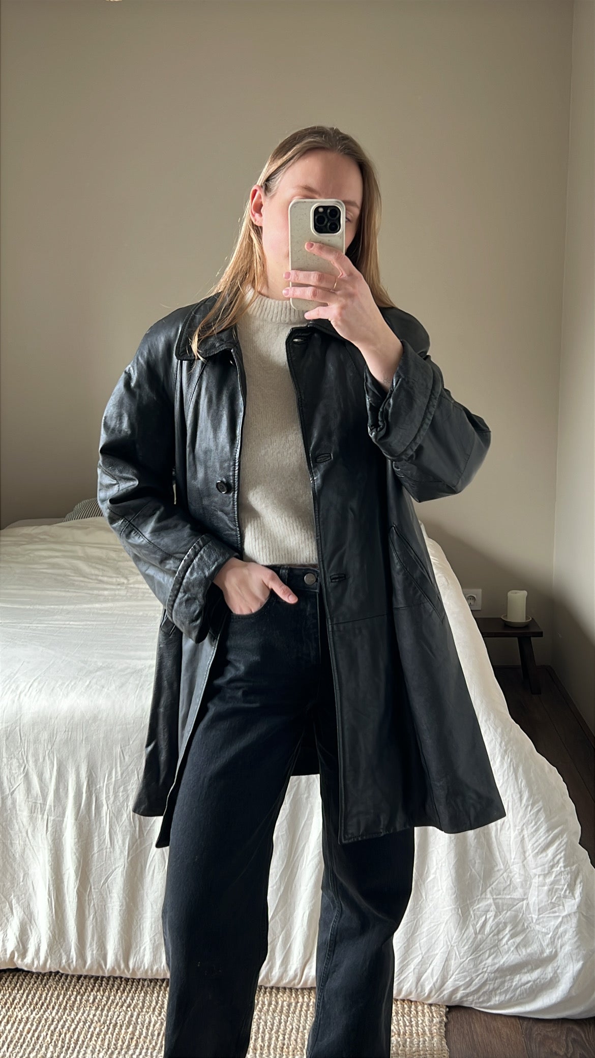 Leather jacket
