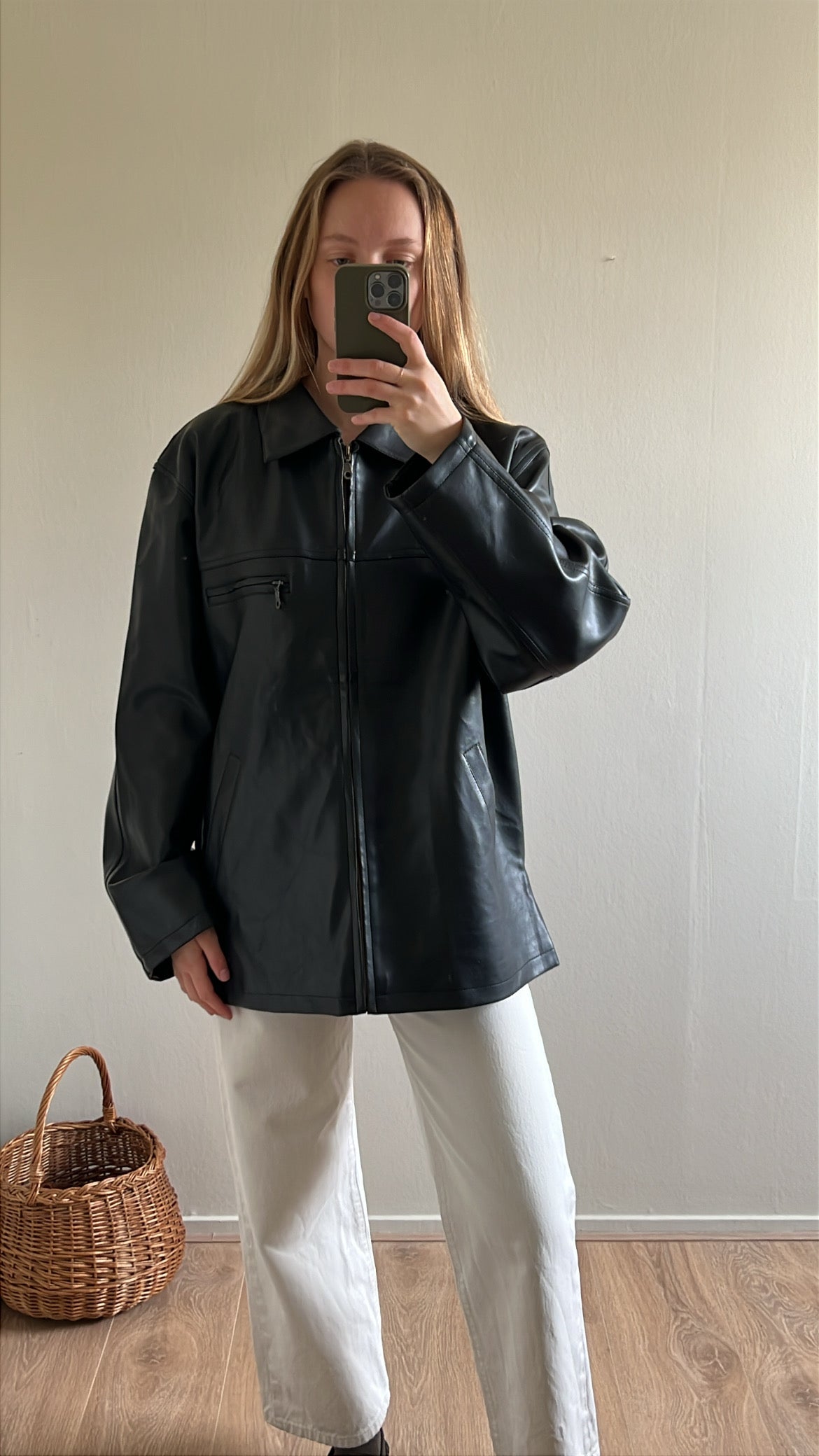 Vintage leather jacket