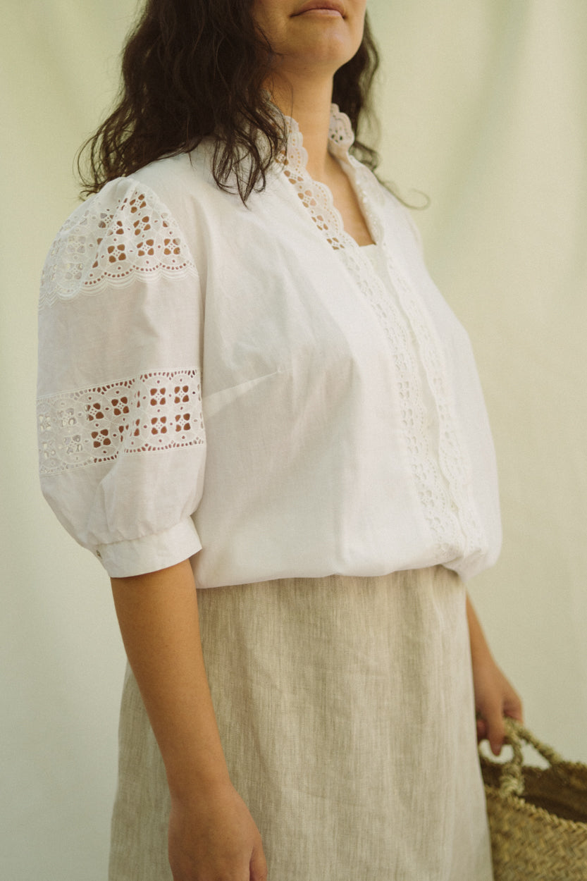 The Isabelle Blouse - Vintage Italian