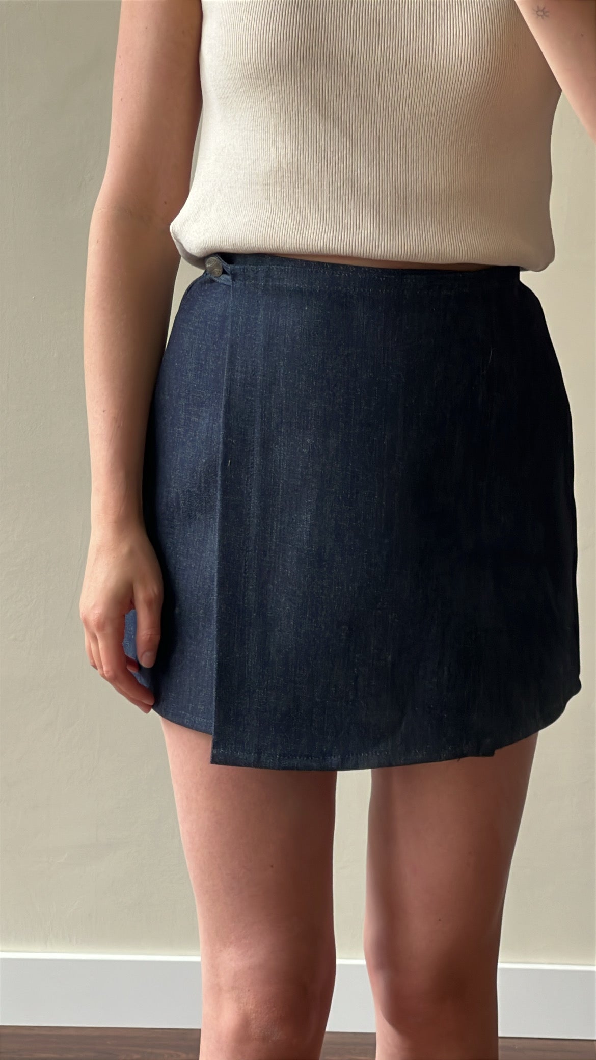 Vintage denim skirt