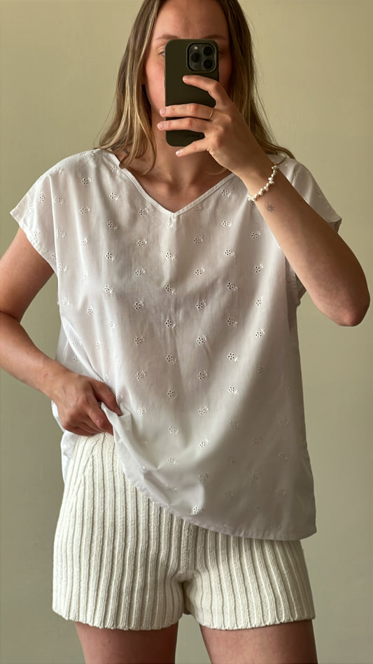 Embroidery top