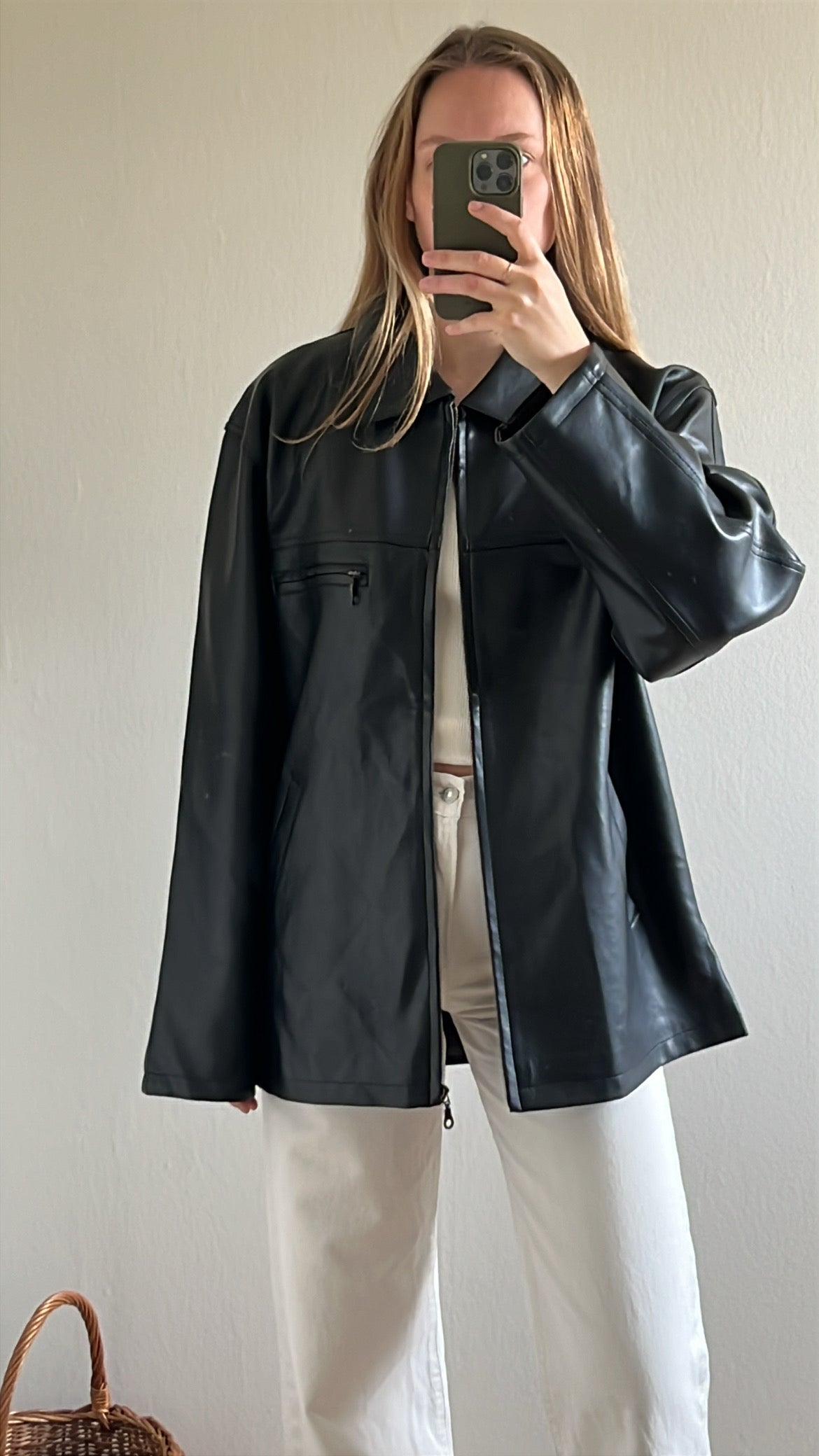 Vintage leather jacket