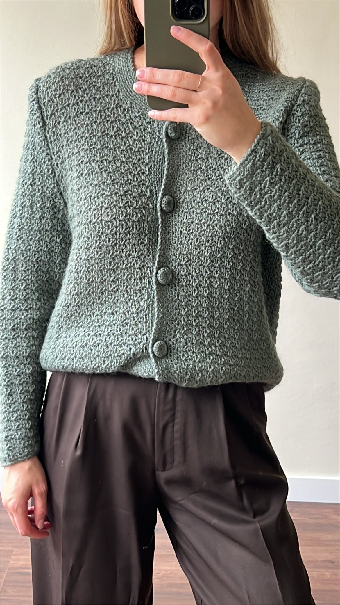 Vintage woolen blend knit