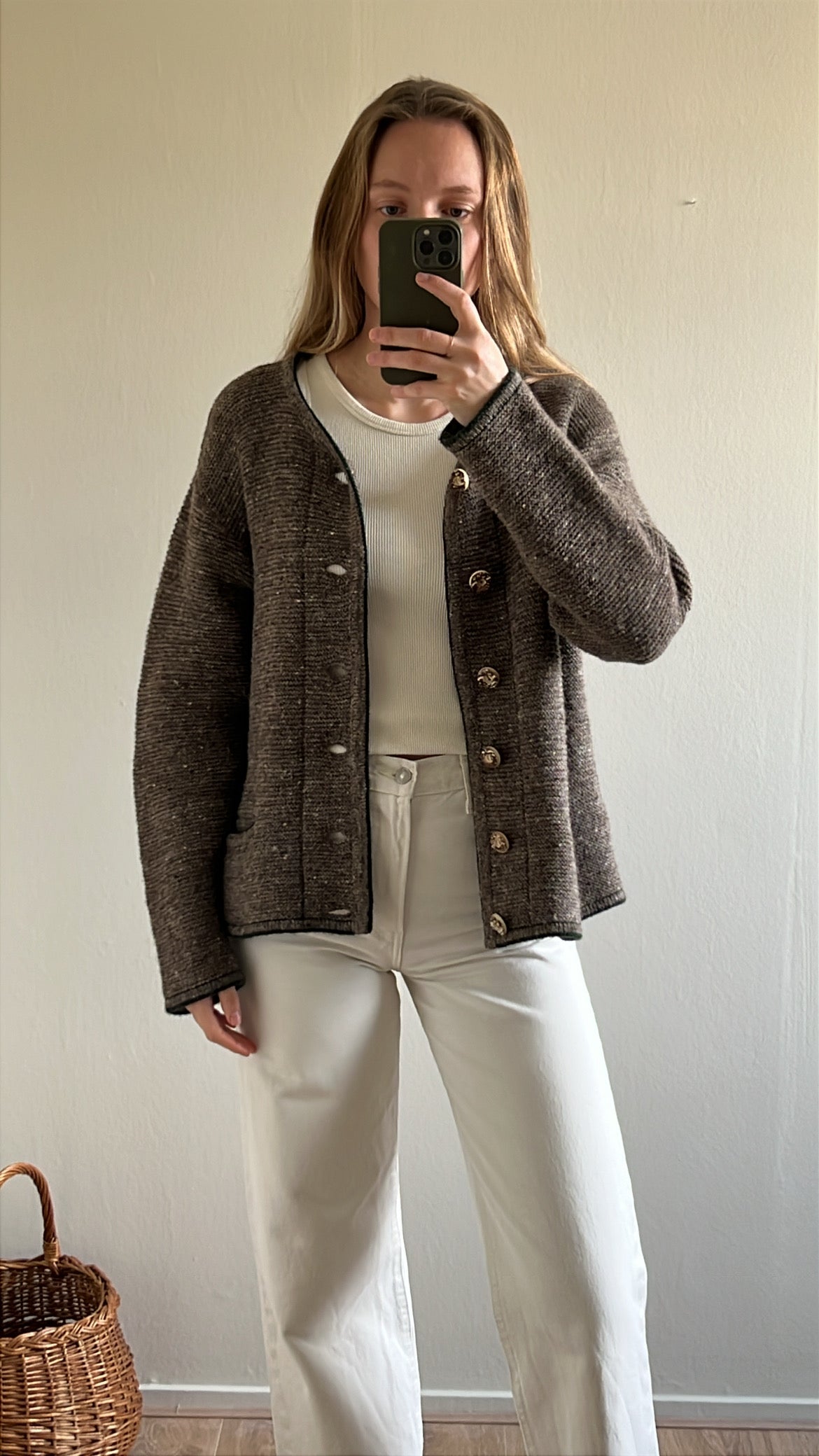 Vintage woolen cardigan