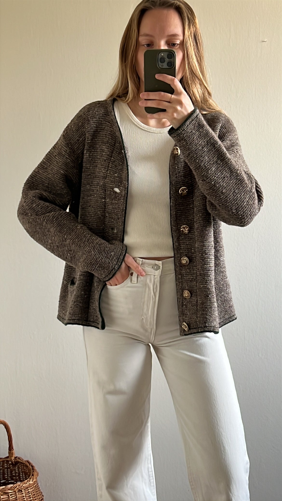 Vintage woolen cardigan