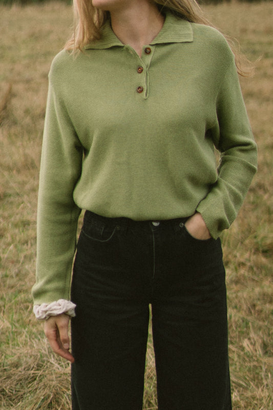 Vintage polo long sleeve