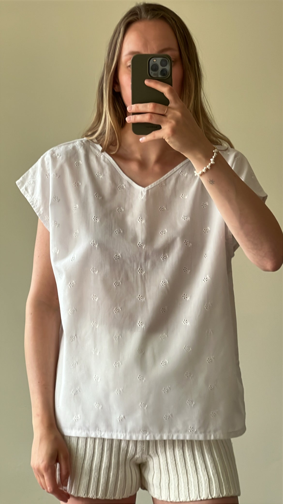 Embroidery top