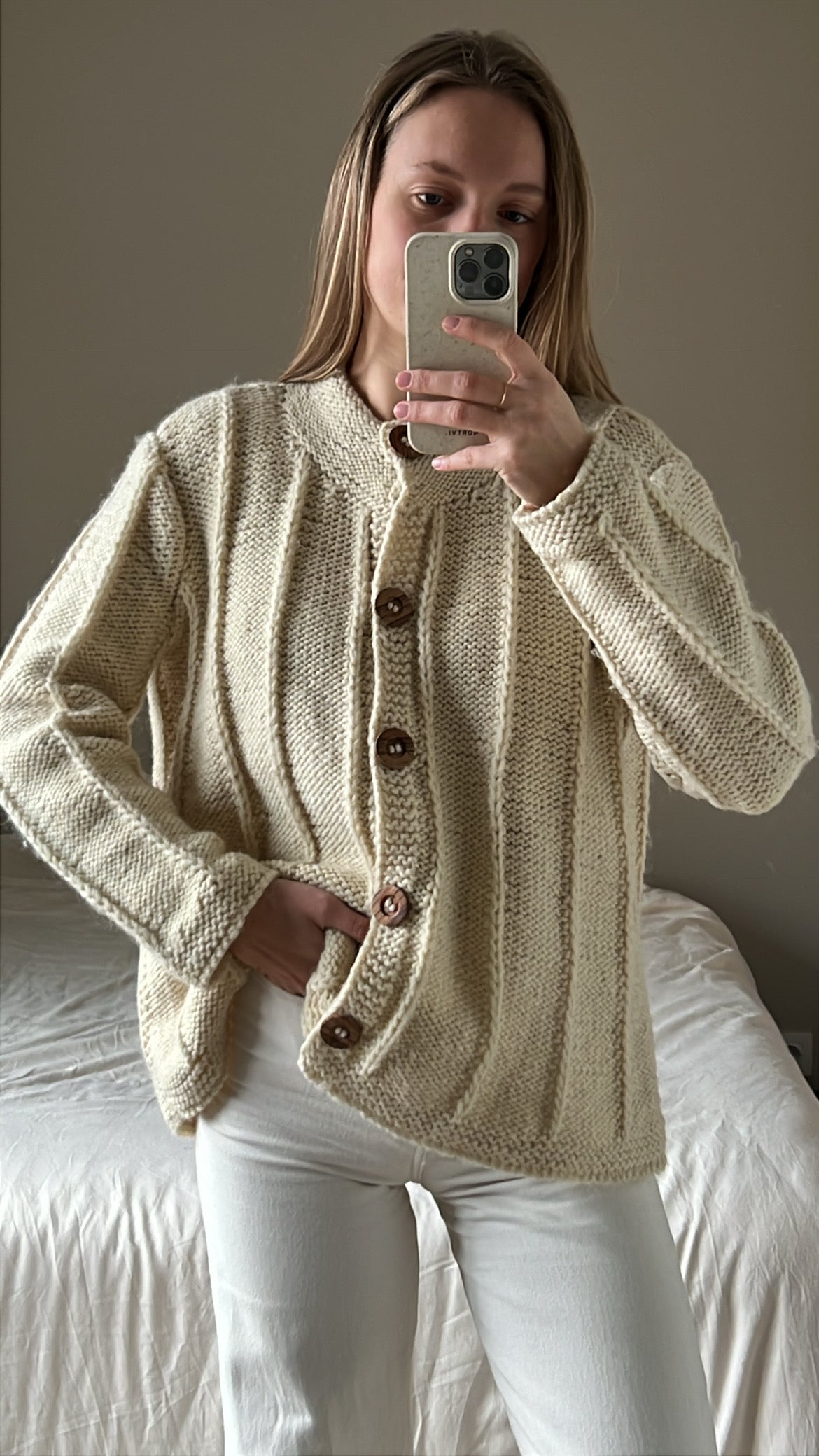 Woolen cardigan
