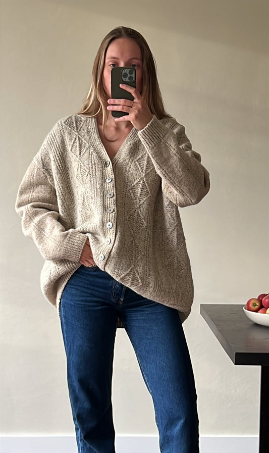 Vintage woolen cardigan