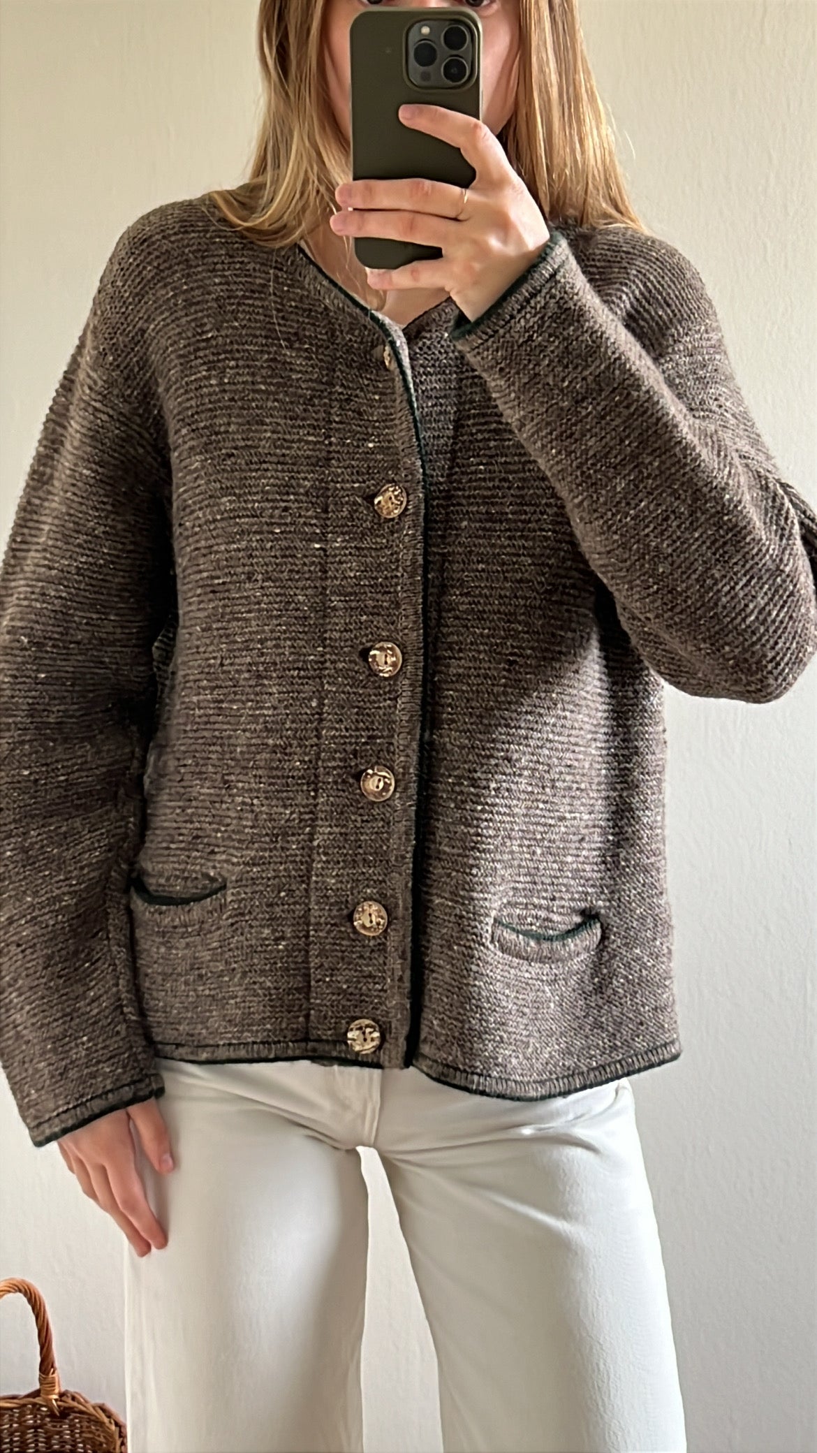 Vintage woolen cardigan