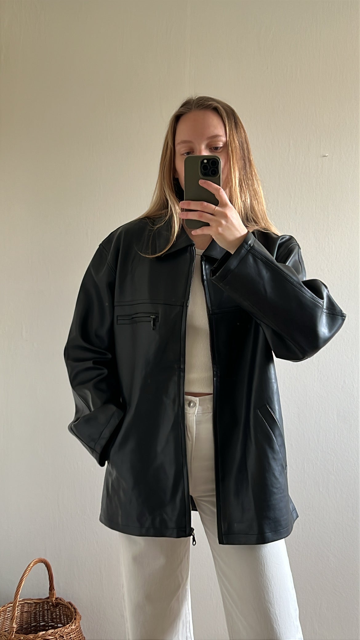 Vintage leather jacket