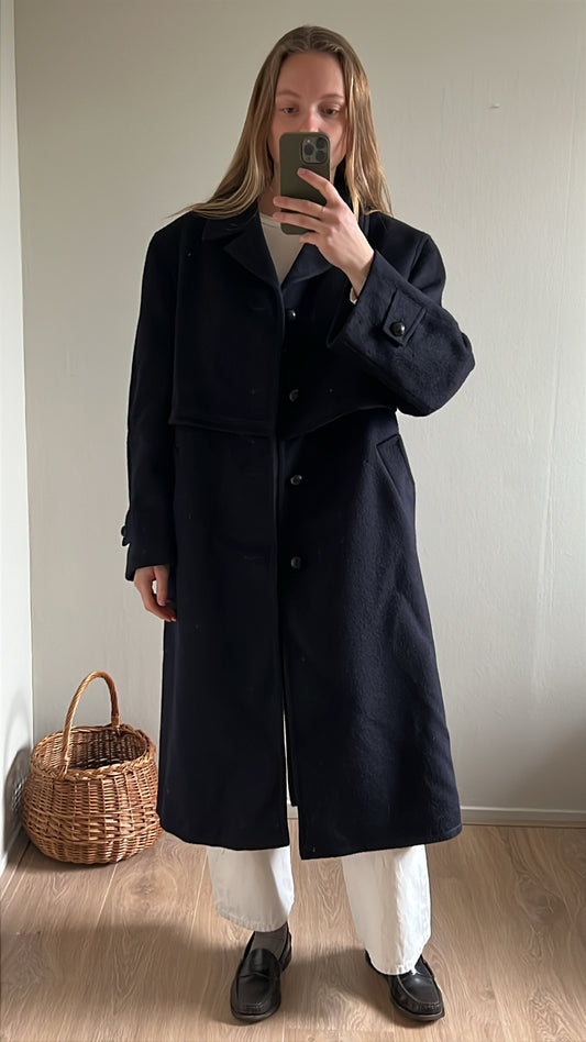 vintage woolen car coat