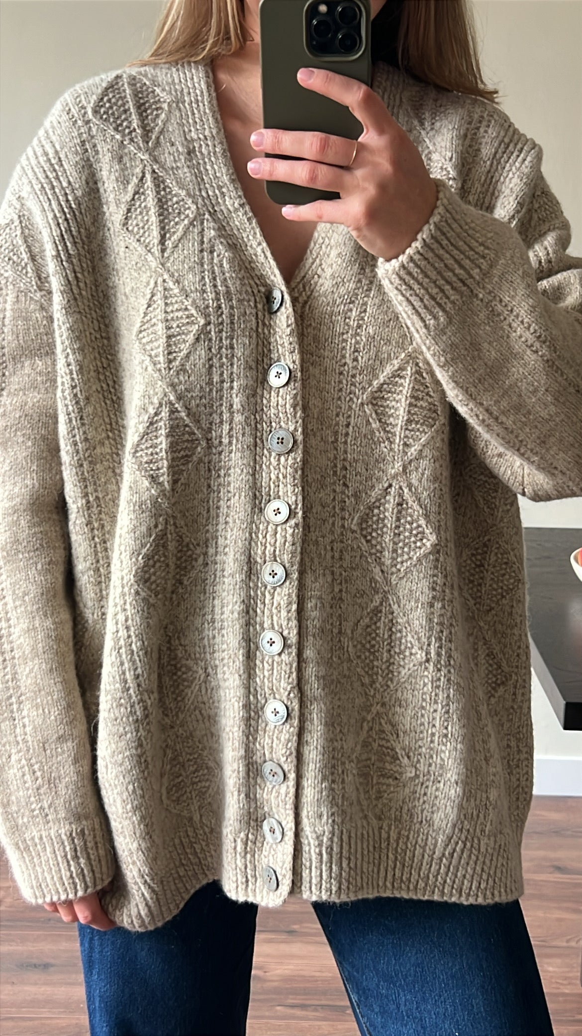 Vintage woolen cardigan