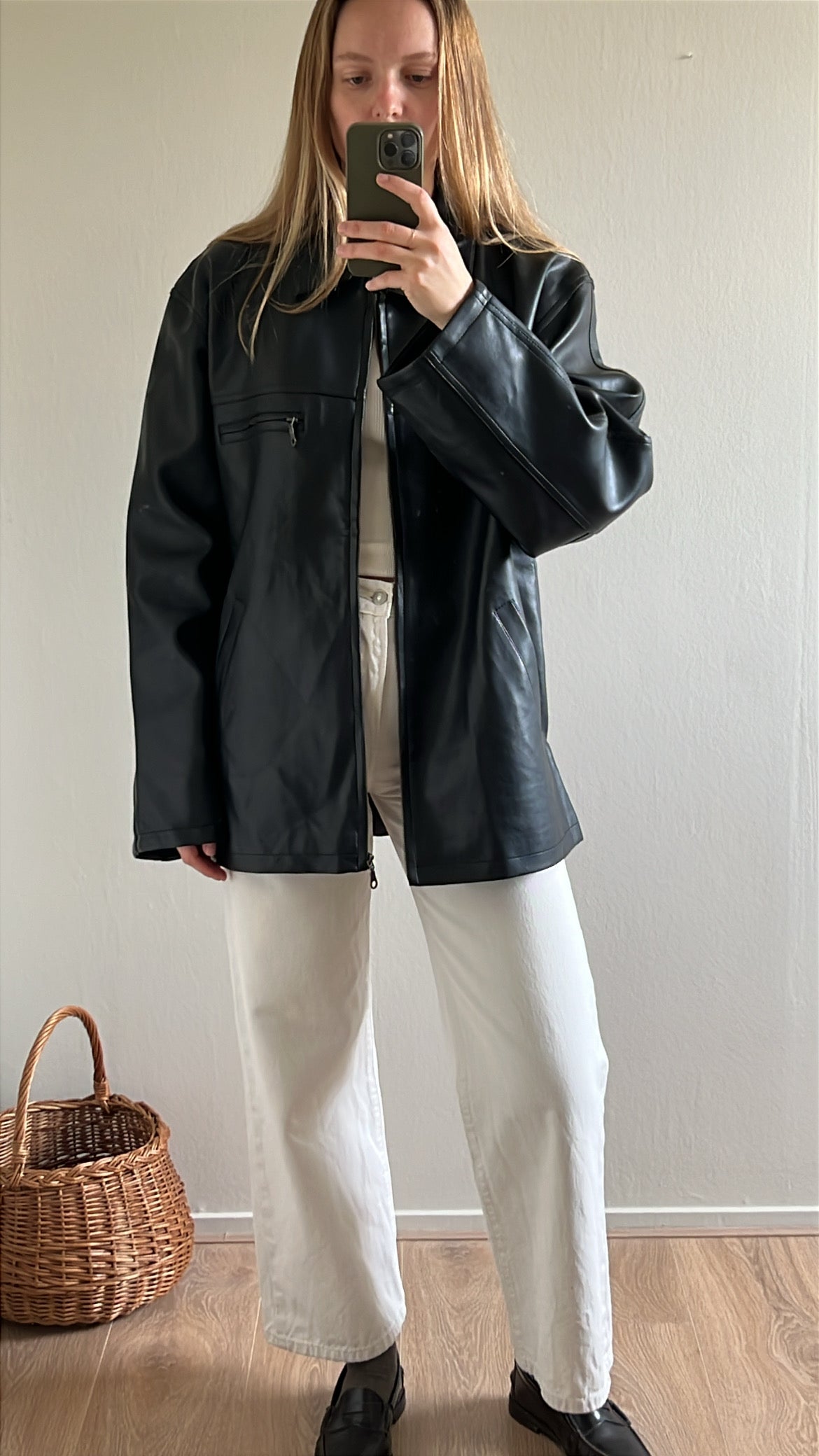 Vintage leather jacket