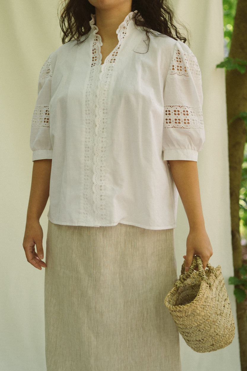 The Isabelle Blouse - Vintage Italian