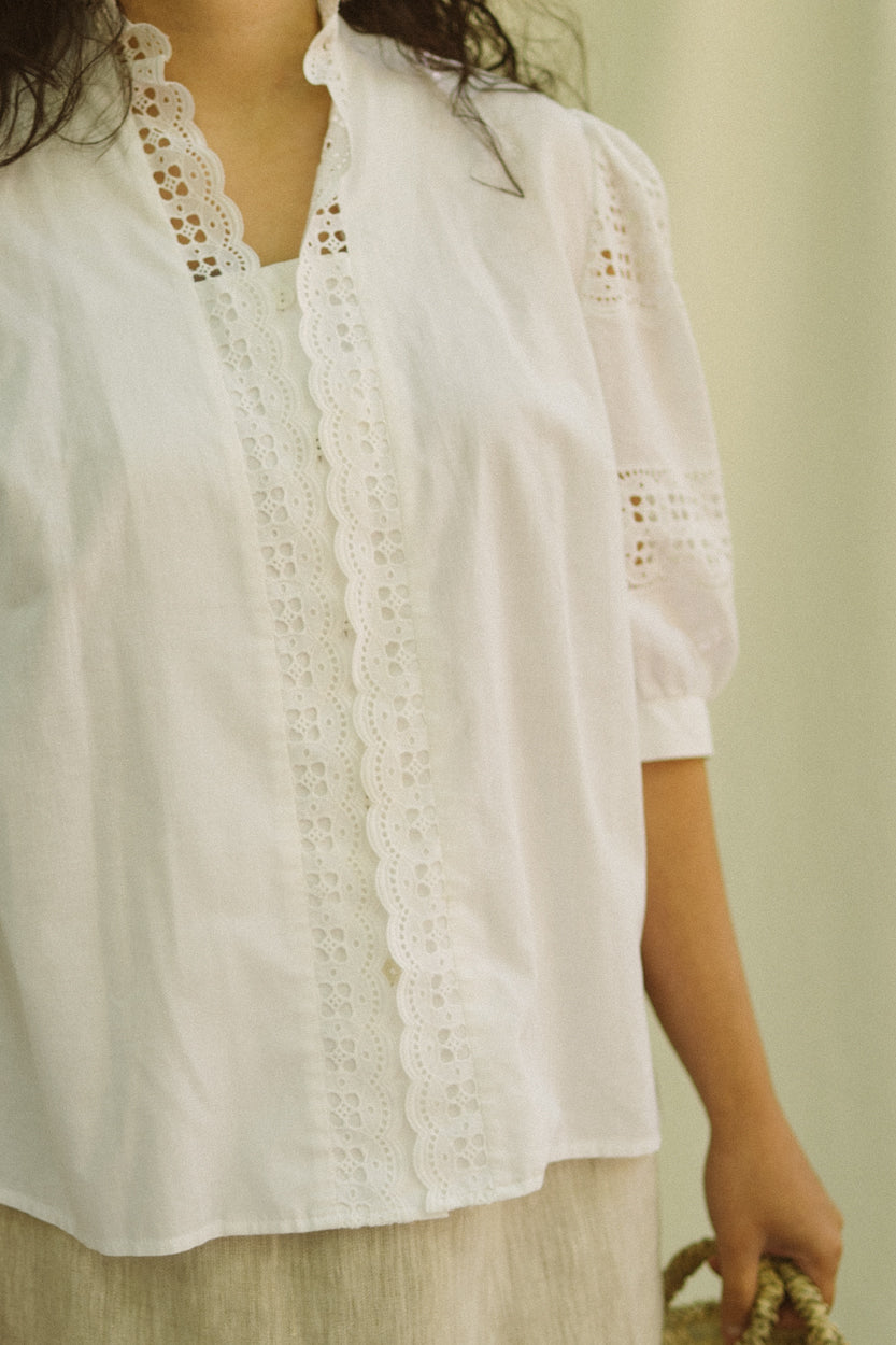 The Isabelle Blouse - Vintage Italian