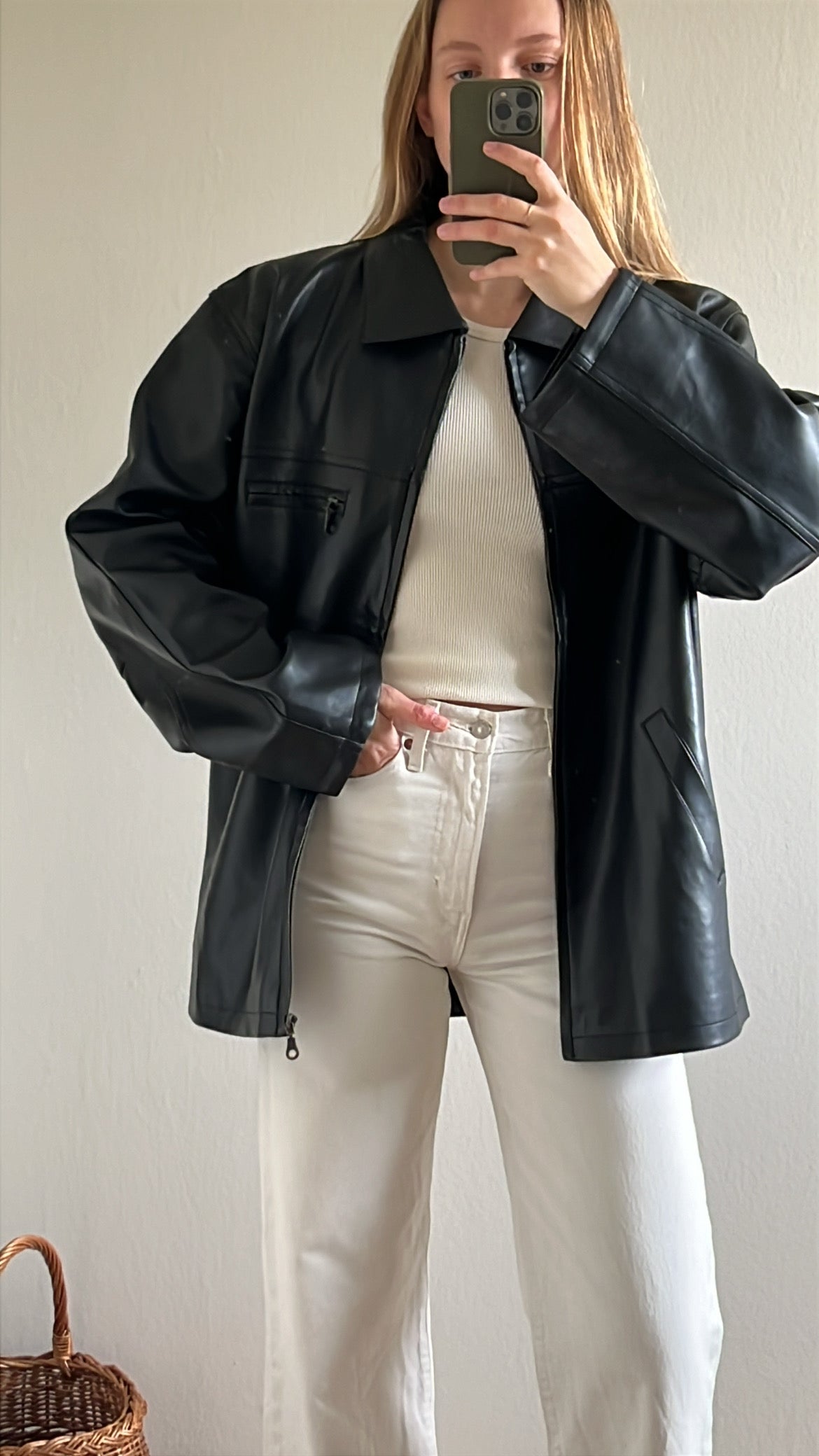 Vintage leather jacket