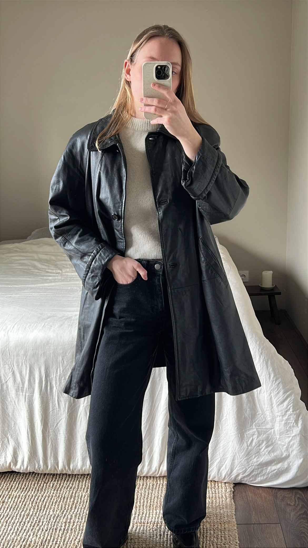 Leather jacket