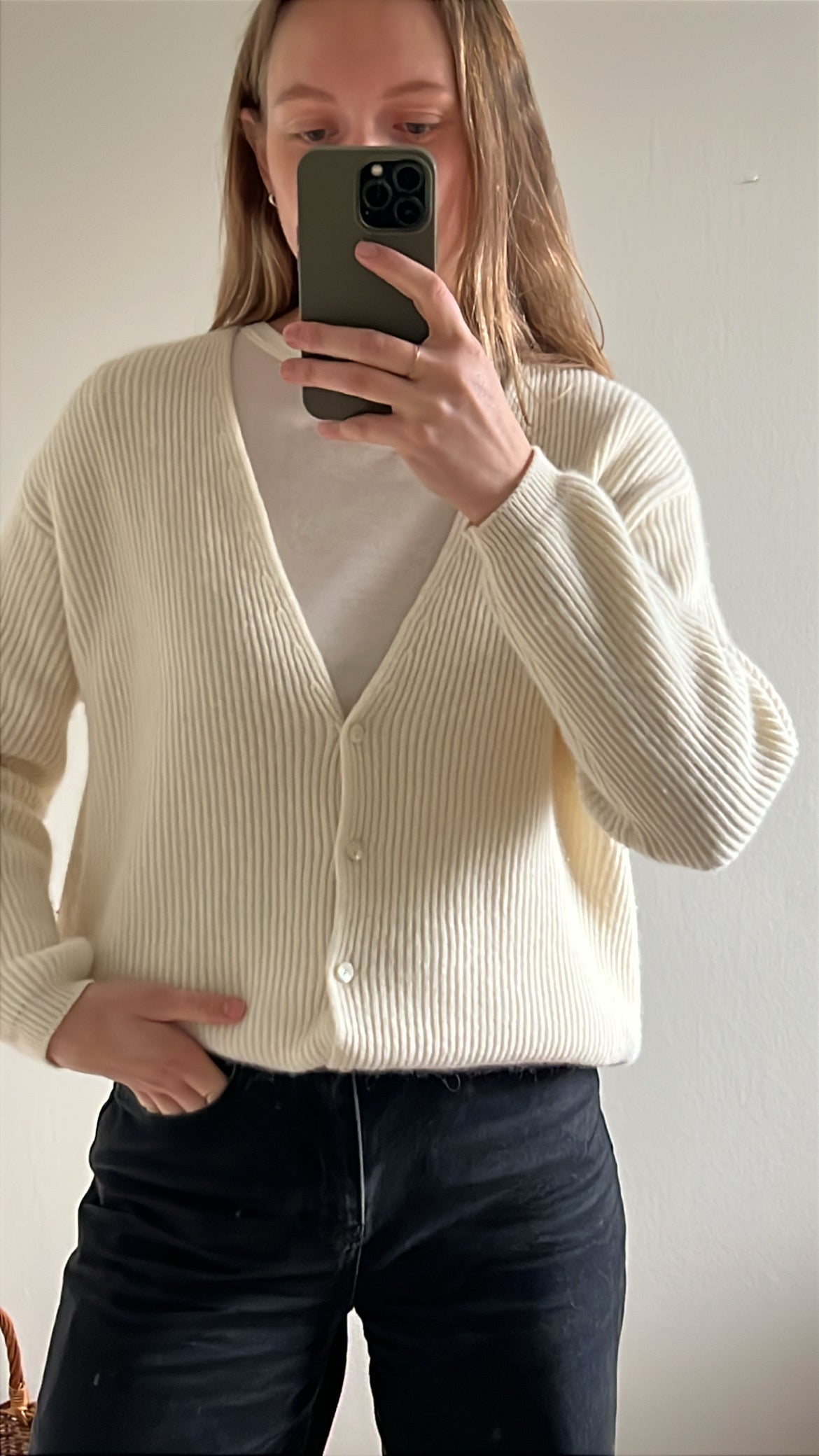 vintage woolen cardigan