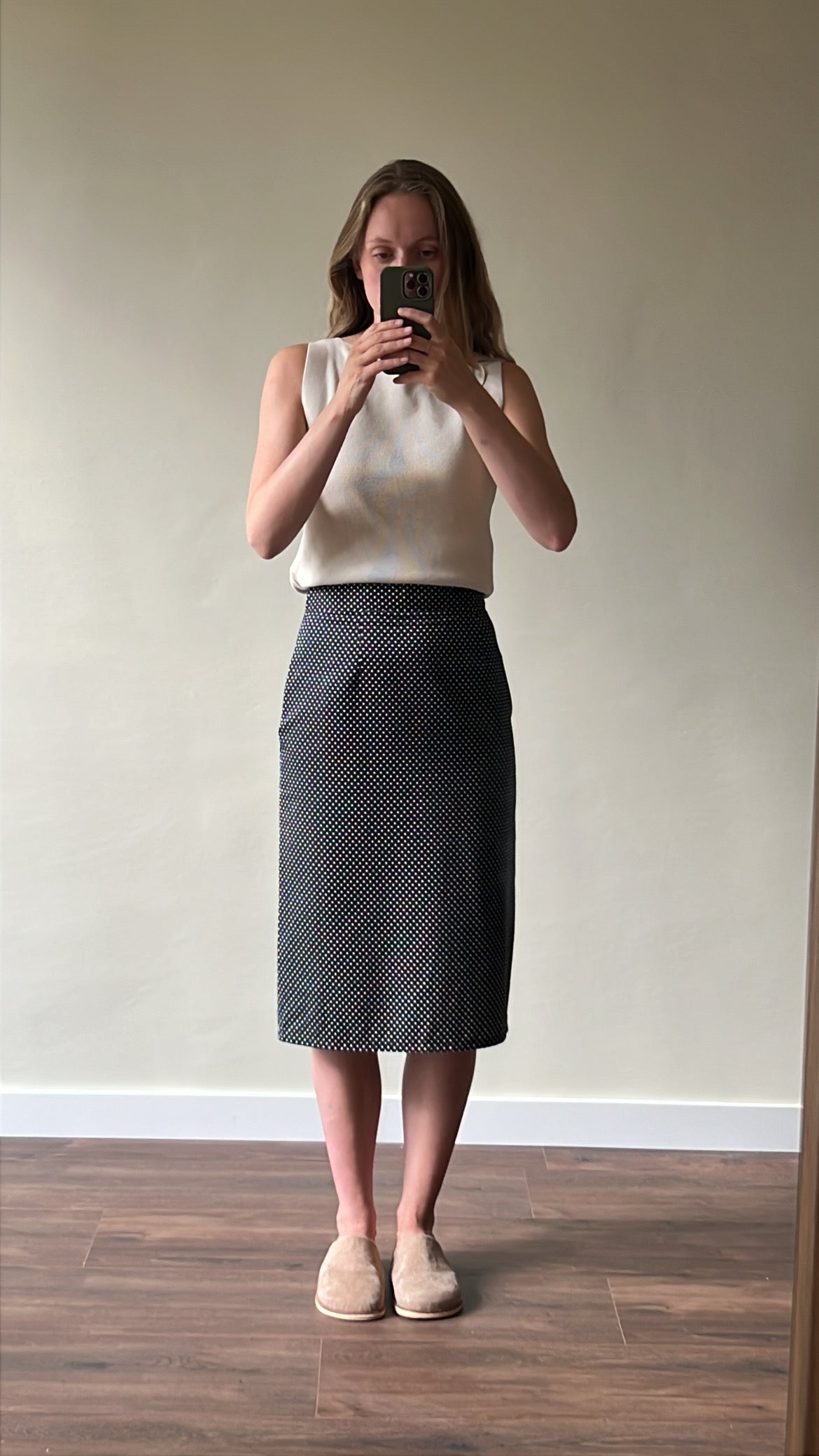 Vintage skirt with dots