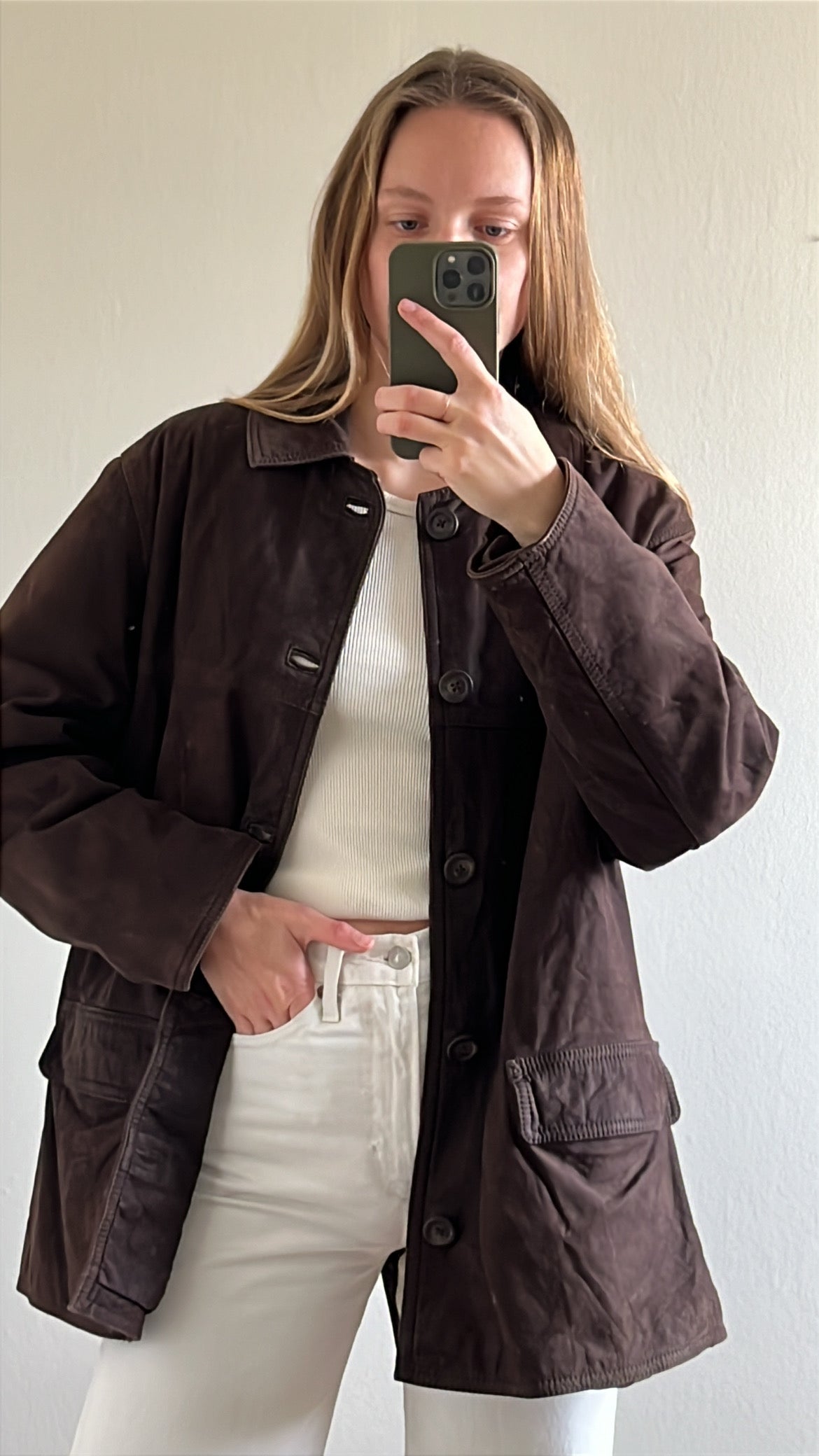 Vintage leather jacket