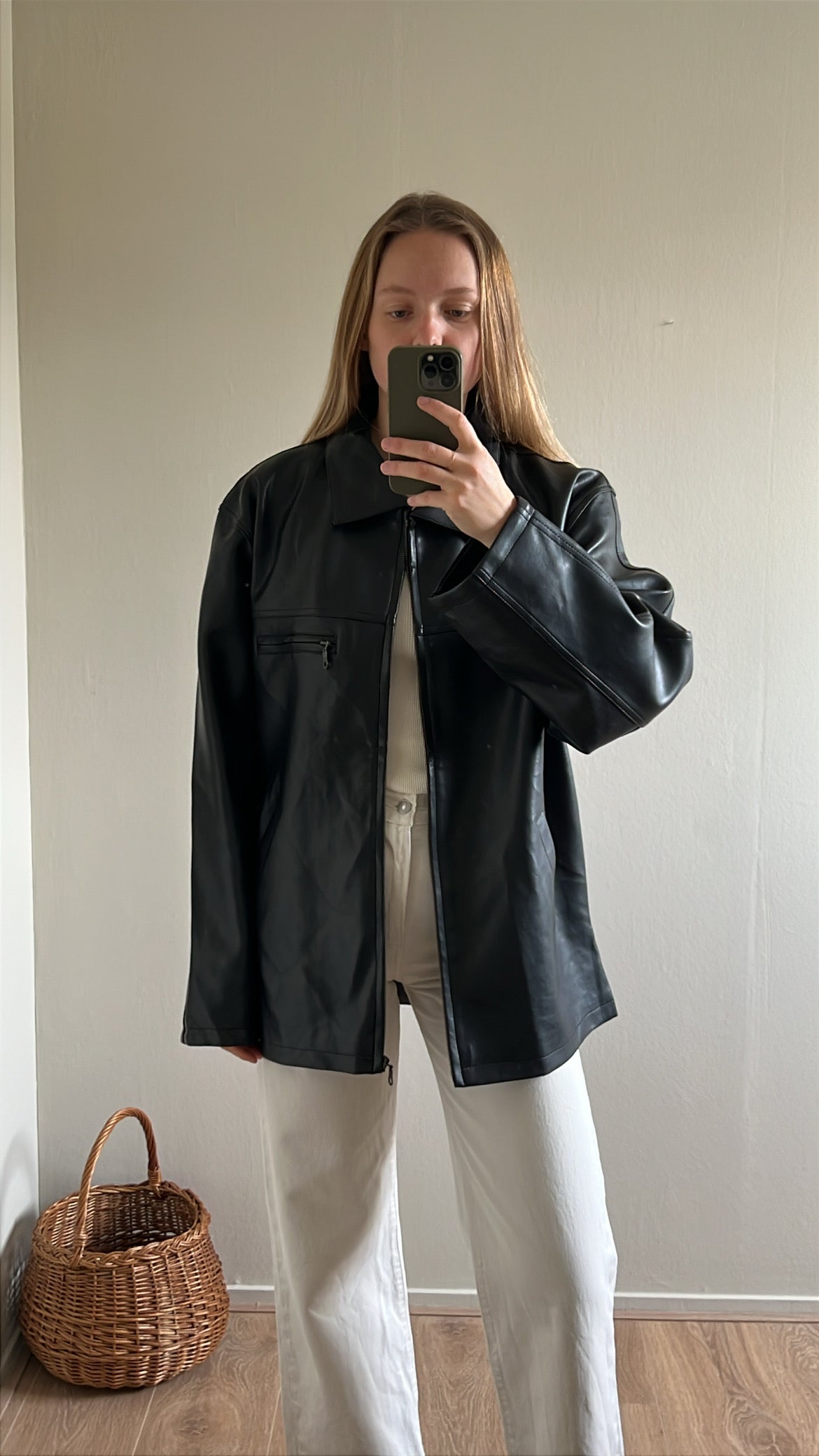 Vintage leather jacket